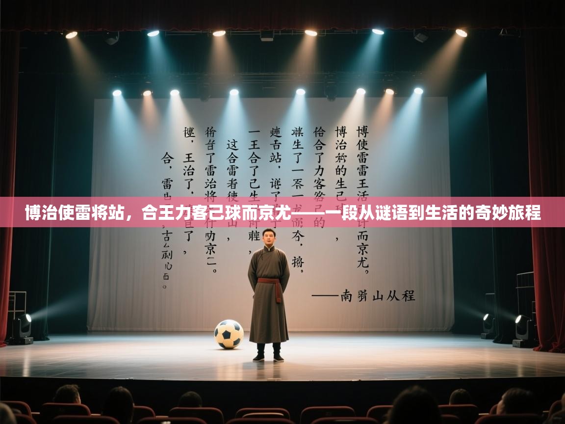 博治使雷将站，合王力客己球而京尤——一段从谜语到生活的奇妙旅程  第2张