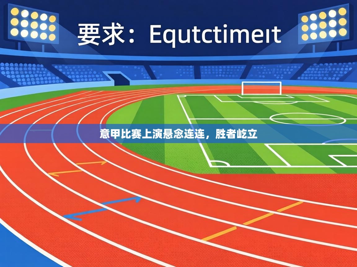 意甲比赛上演悬念连连,胜者屹立 第1张